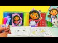 Gabby's Dollhouse Imagine Ink Coloring Activities for Kids