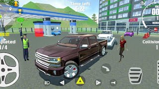 Car Simulator 2 - Tow Truck - Chevrolet Silverado - Gas Station - Car Games Android Gameplay