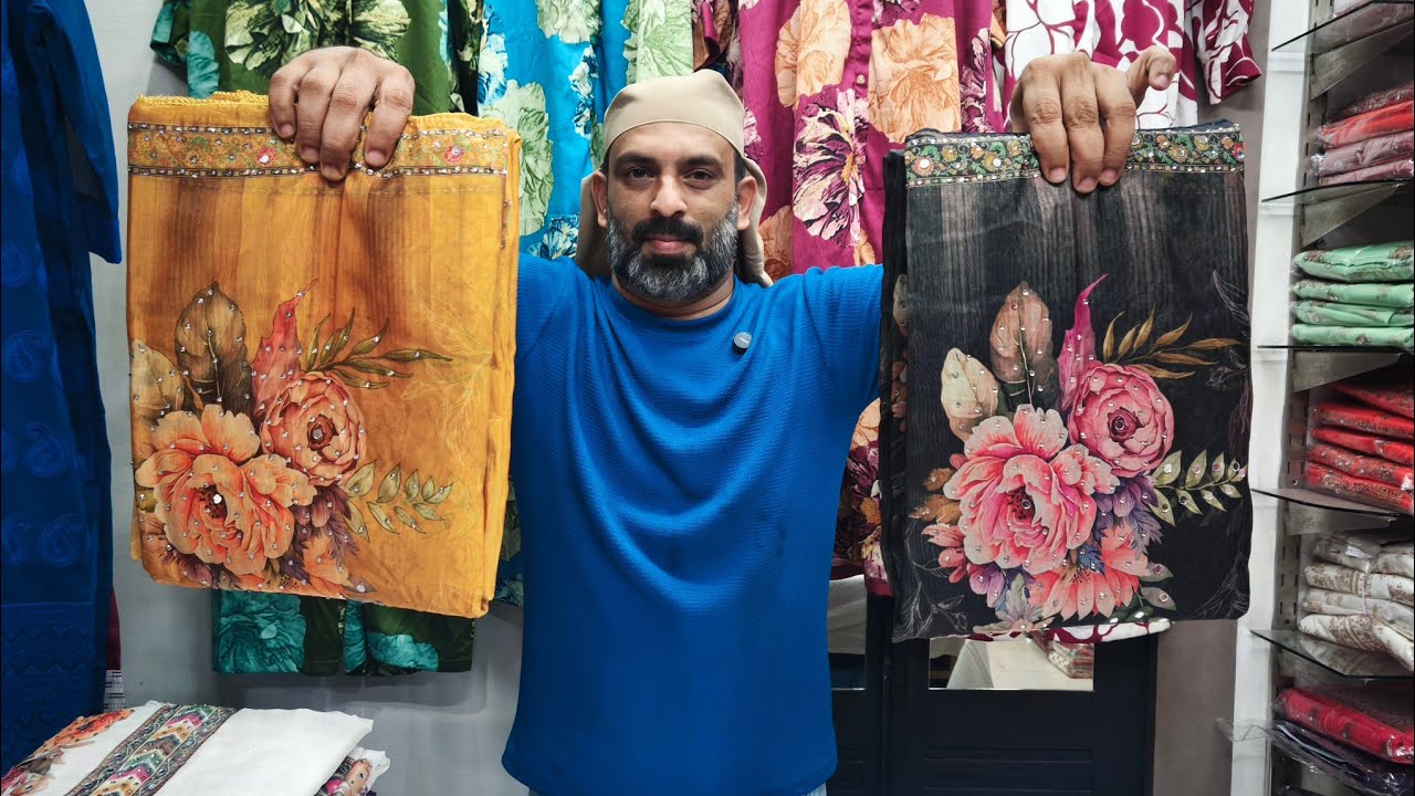 10 കളറിൽ eid special soft orgenza 😍😍😍