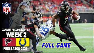 Falcons vs Colts | FULL GAME  | AUGUST 22, 2026 | 2026  Today | NFL