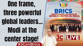 The JC Show: One frame, three powerful global leaders... Modi at the center stage! | PM Modi | BJP screenshot 5