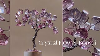 Crystal Tree Bonsai Crystal Tree How To Make Crystal Beads Flower Crystal Bouquet