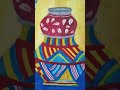 Water colour🎨Stilllife painting/How to paint 🎨,bottle and glass #shortsfeed #youtubeshorts #ytshorts