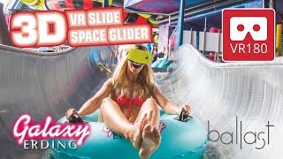 VR180 3D Wasser-Rutschen virtual reality Water Slide experience | Therme Galaxy Erding VR 360