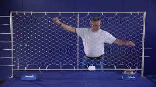 Grundmontage Des Webnet Von Jakob Rope Systems