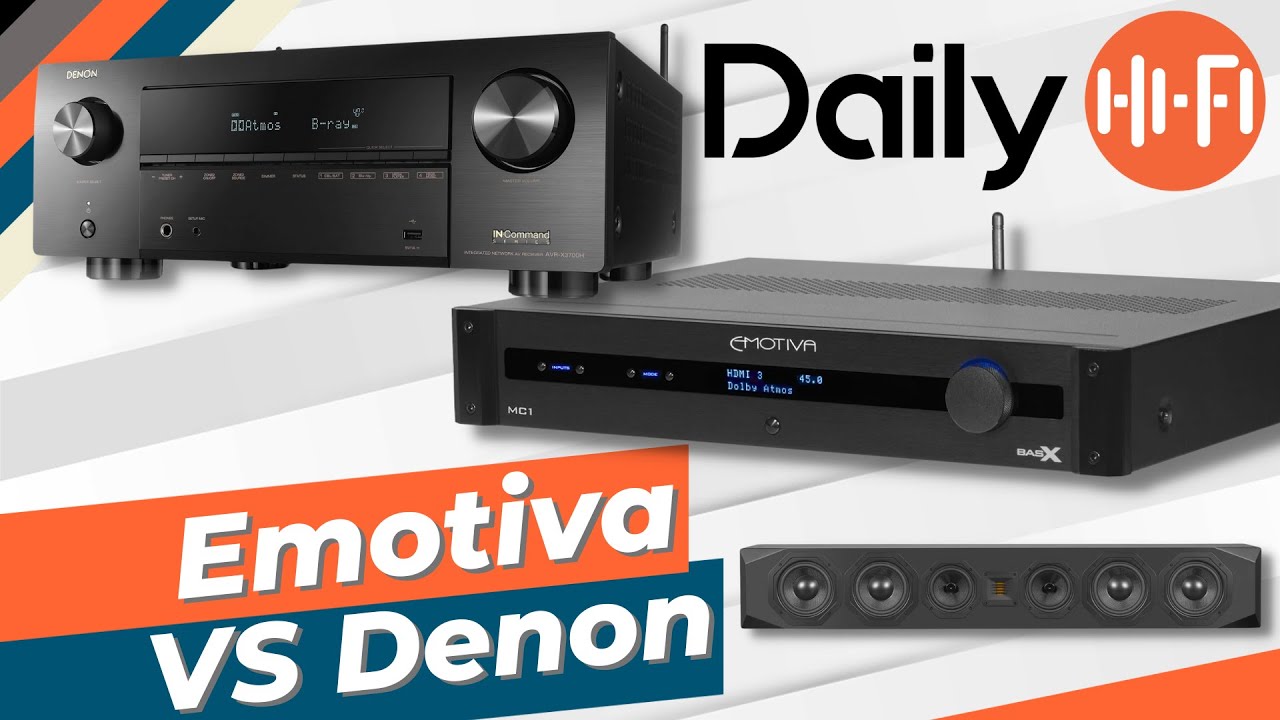 Emotiva mc 1 vs denon x3700 youtube