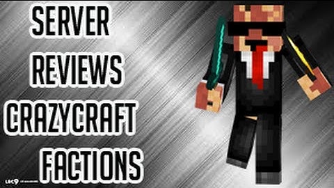 || Minecraft Server Review || CrazyCraft Factions (Shut Down) || Short But Sweet ||