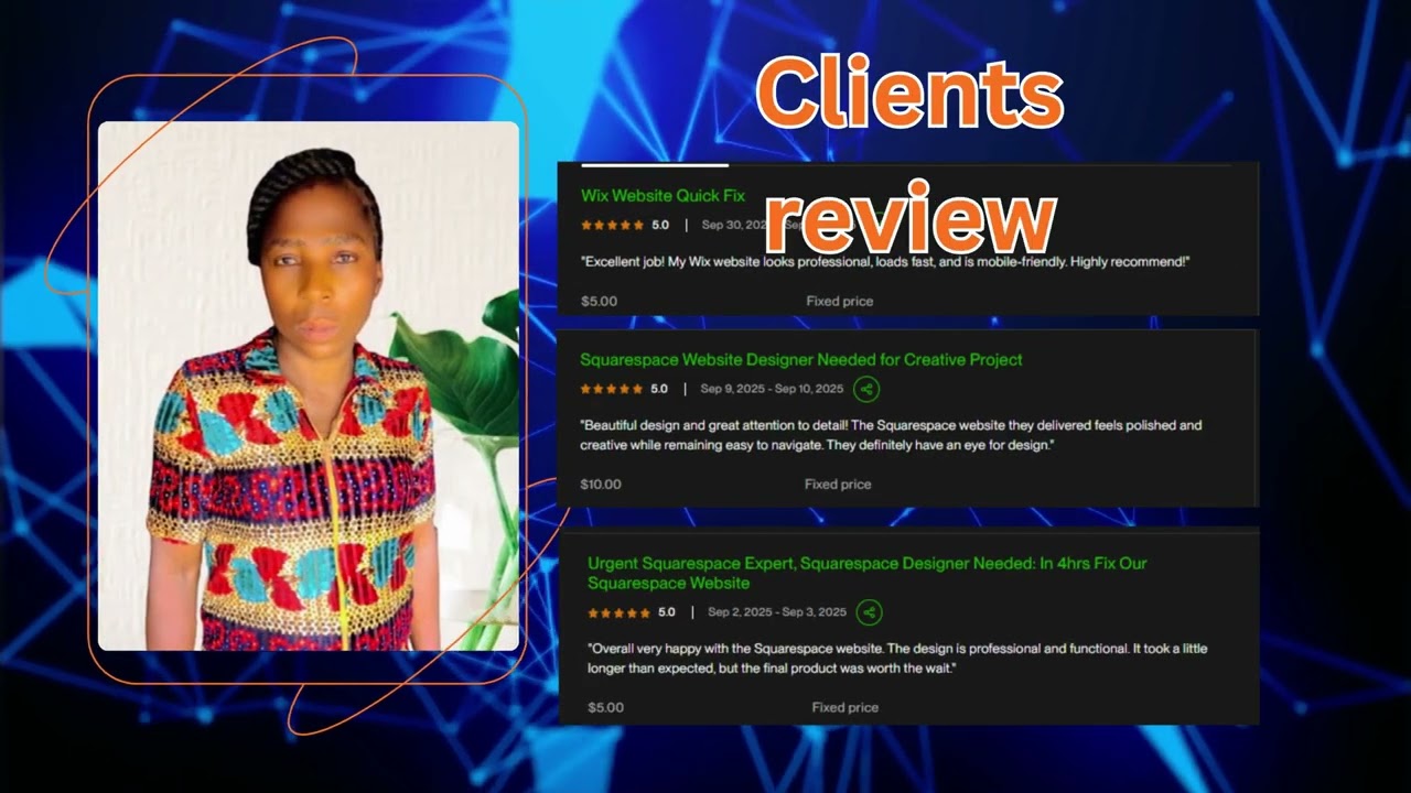 Bola A. | Wix website Designer | Squarespace Designer | Wix Seo | Wix Designer