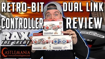 NEW SUPER NINTENDO and SEGA GENESIS CONTROLLERS!? ( retro-bit dual link controller review )