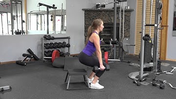 Dumbbell Box Squats