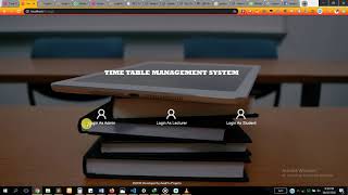 School TimeTable Management System with PDF export