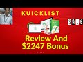 KuickList Review 👉Demo And 👉Bonuses Worth $2247 Inside 👉Honest KuickList Reviews👇