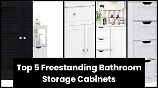 【Bathroom storage cabinet freestanding】Top 5 Freestanding Bathroom Storage Cabinets 1️⃣