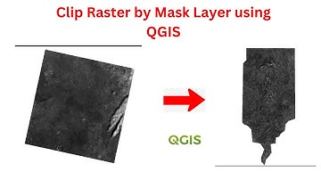 Clip Raster by Mask Layer in QGIS #qgis