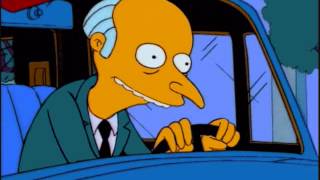 MR. BURNS HITS A STOP SIGN WHILE I PLAY UNFITTING MUSIC