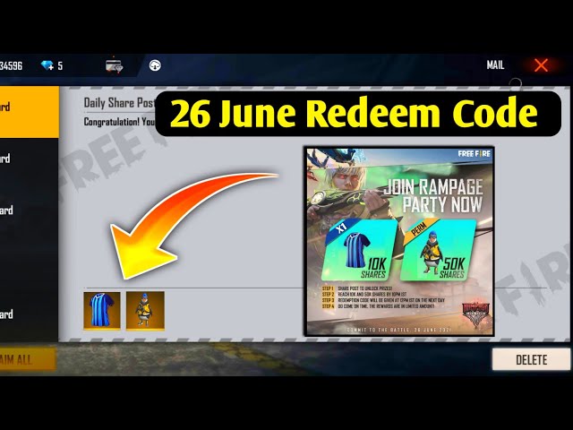 Garena Free Fire' Redeem Codes and Rewards, Plus How to Claim for January  26, 2022