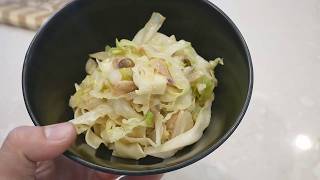 Cabbbage, Noodles, and Meat