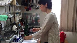 華玉drops フラワーエッセンス作りの様子⑤ 2017年5月