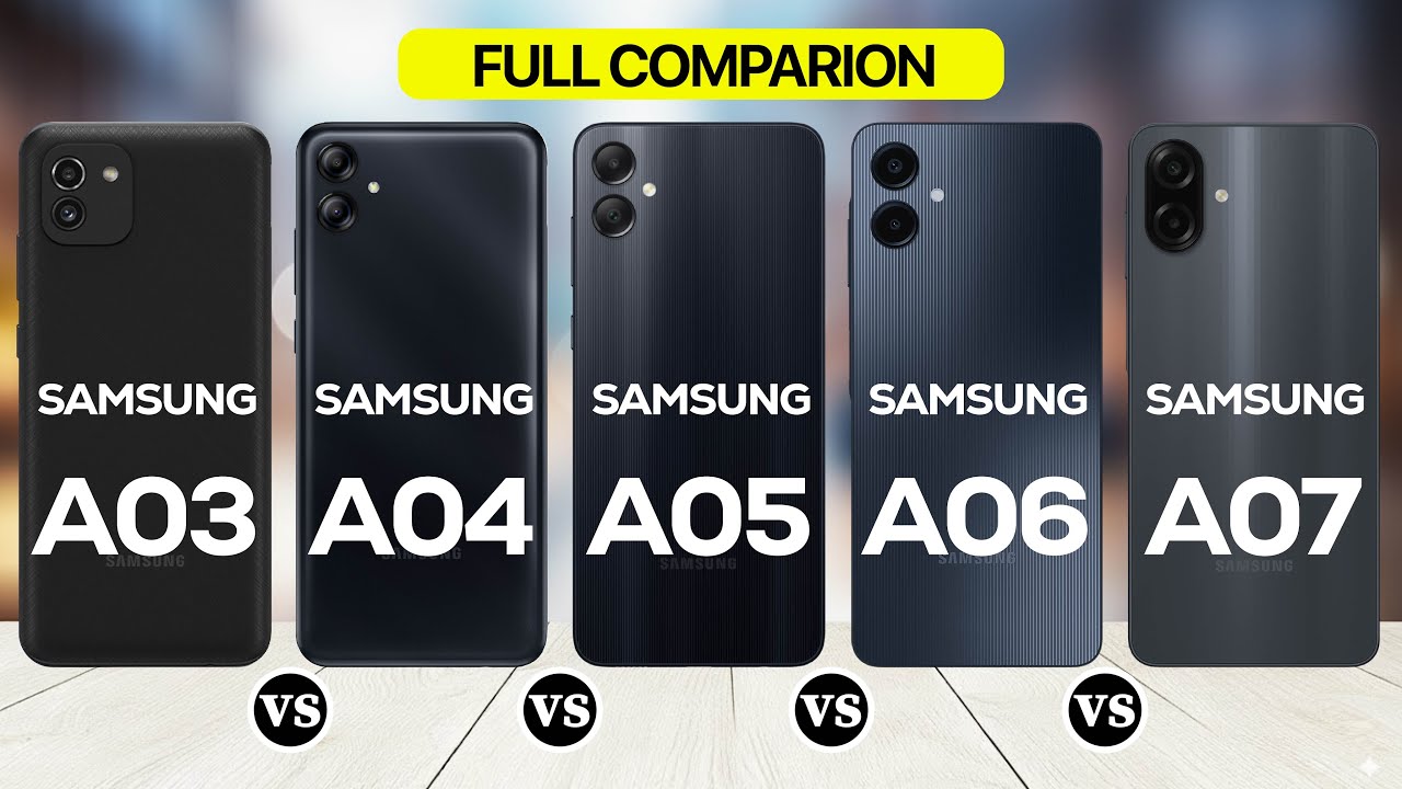 Samsung Galaxy A03 vs A04 vs A05 vs A06 vs A07: Which Budget King Wins in 2026?