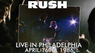 Rush - Live In Philadelphia - April 16th, 1986