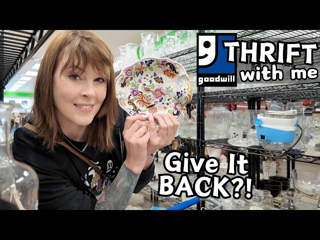 Give It BACK?! | Goodwill Thrift With Me | Reselling class=