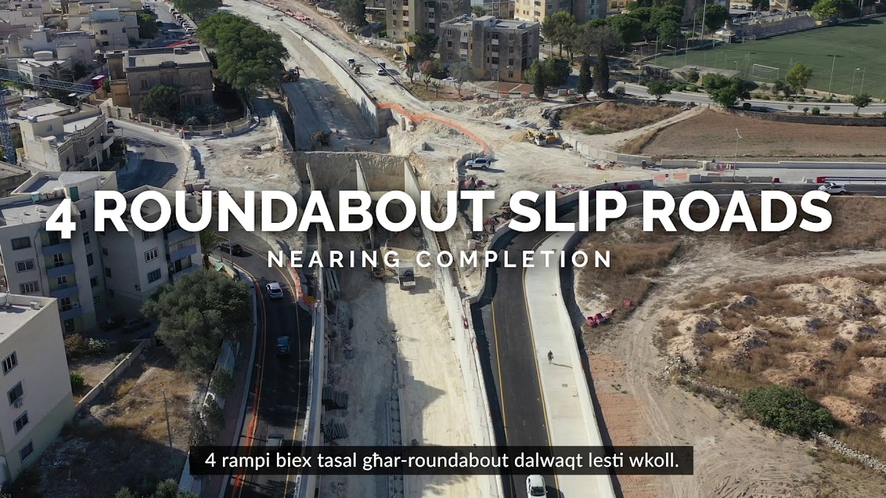 TIMELAPSE - Tunnel breakthrough completes Santa Lucija Roundabout Underpass excavations