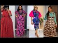 Trs belle tenue africaine de robe longue moyenne 2023 waxpagne african casual dress ankara gown