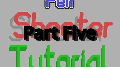 Scratch - Pen Shooter Tutorial - Part Five