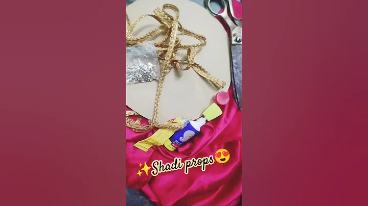 ❤️‍🔥Shadi props🫰#weddingprops#shadi#ladkiwale#aaokabhihavelipe#popscraft#shadiprops#teambride#video