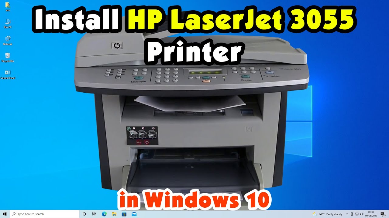 Kakadu mave noget How to Install HP LaserJet 3055 Printer Driver manually on Windows 10 -  YouTube