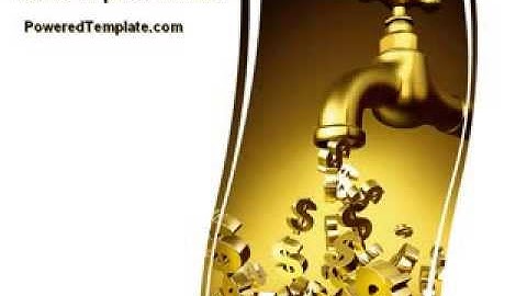 Dollar Aids PowerPoint Template by PoweredTemplate.com