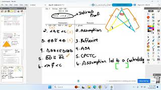 Honors Geometry BC Nov 28th - Unit 5 Day 7 - Indirect Proofs