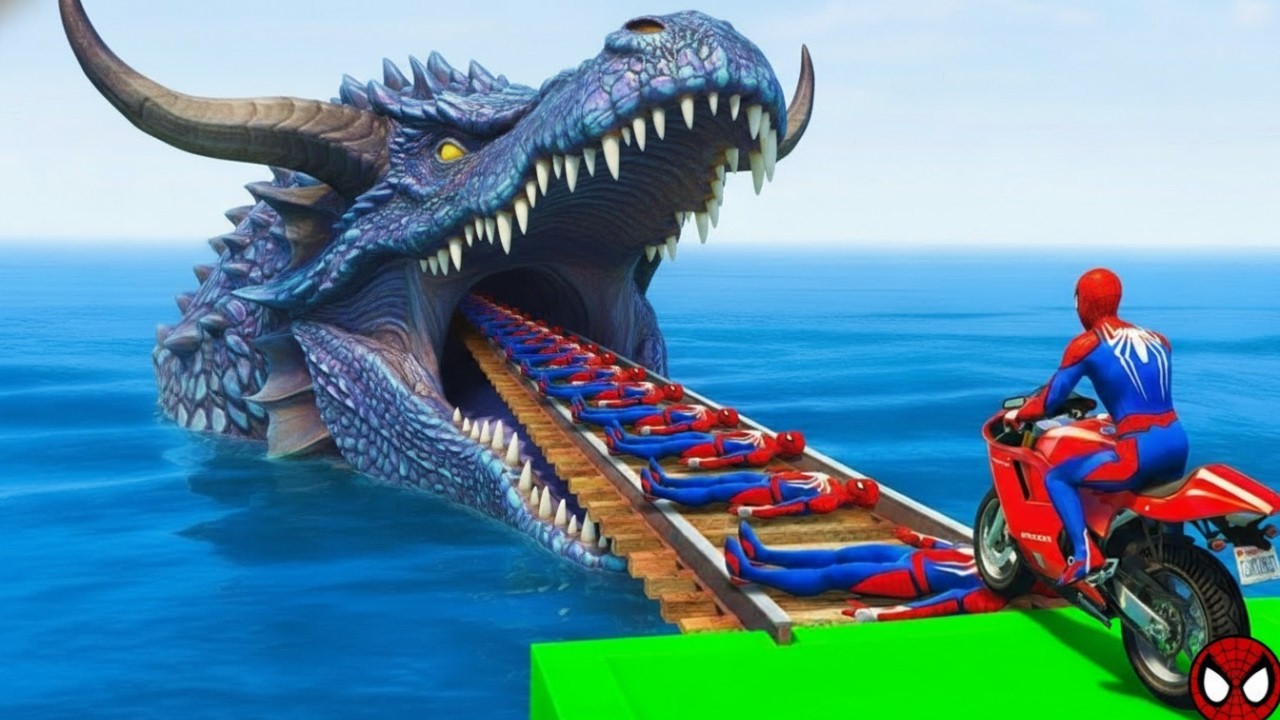 الرجل العنكبوت انقاذ باتمان Spider-Man Rescue batman vs iron man vs venom funny Game GTA 5 superhero