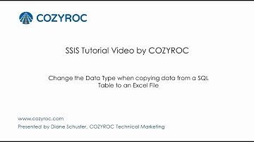 Changing the Data Type when copying data from a SQL Table to Excel  - #SSIS tutorials for Beginners