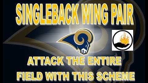 Madden 18 LA RAMS SCHEME - SINGLEBACK WING PAIR  - MAKE THEM RESPECT THE RUN