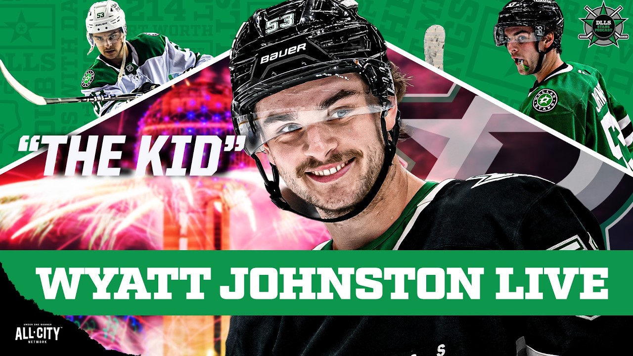 Dallas Stars Forward Wyatt Johnston Joins The Show Live! | DLLS Stars Podcast