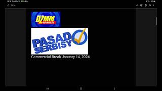 PASADO SERBISYO WITH ROBERT MANO AIRCHECK BREAKS COMMERCIAL BY DZMM RADYO PATROL 630