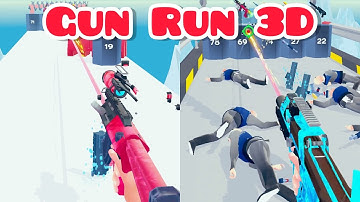✅Gun Run 3D. All Levels TOP Gameplay iOS Android Mobile Games Walkthrough Max Level