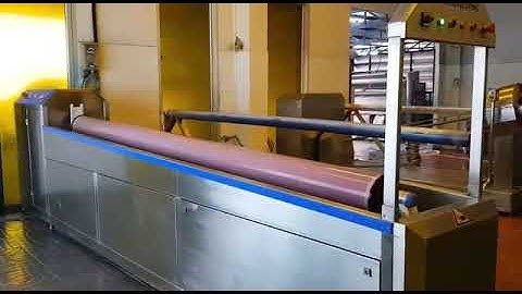 Flat rotary screen developing machine