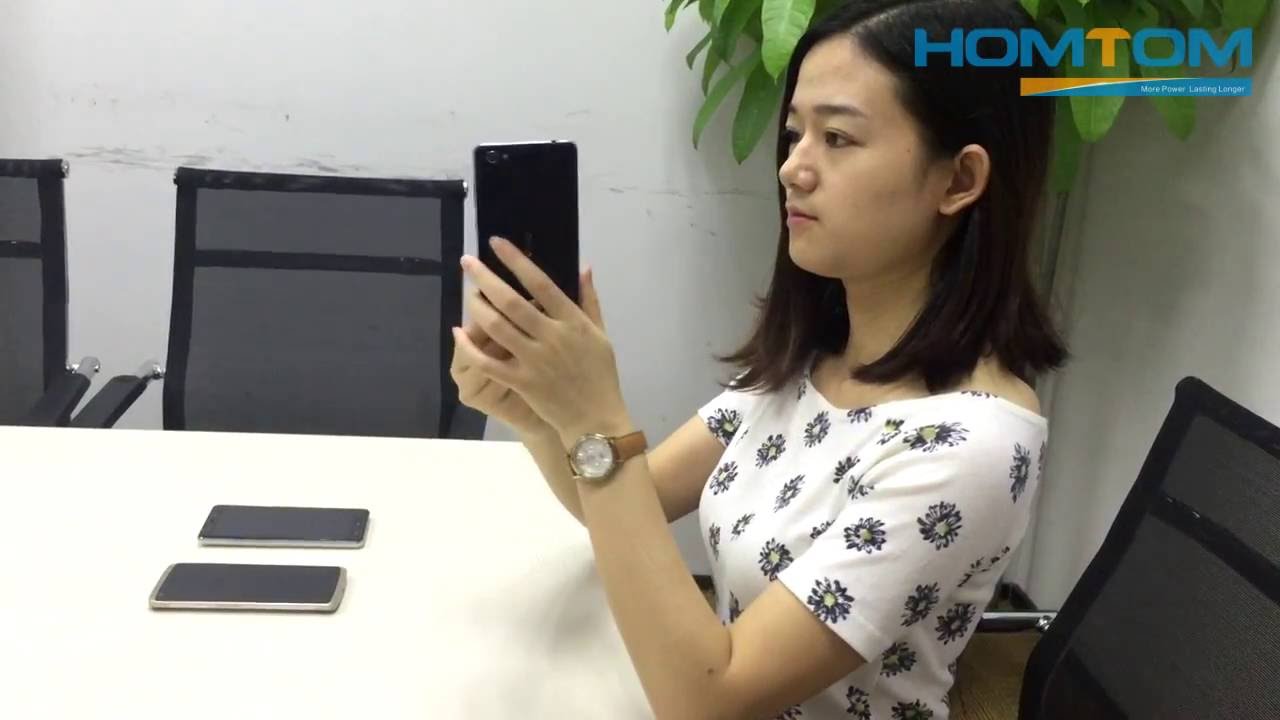 Eyeprint ID VS Iris Recognition - HOMTOM HT10 Iris Recognition Unlock testing video