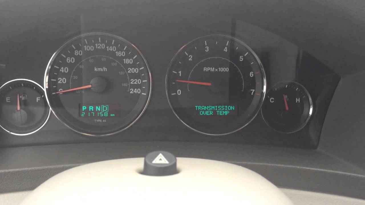 06 jeep grand cherokee transmission over temp