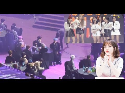 Seventeen, BTS, wannaone & more React to Gfriend Eunha - @SMA2019