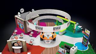 Tradeshow Exhibit Animation. Unreal Engine.