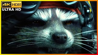 All Rocket Raccoon Funny Moments GUARDIANS OF THE GALAXY Rocket Best Scenes (4K 60FPS)