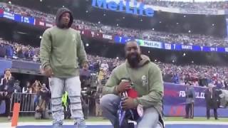 NY Giants surprise military veteran with service dog