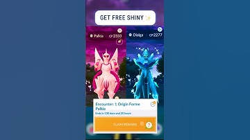 GET FREE SHINY ORIGIN DIALGA & PALKIA #pokemongoshiny #shinydialga #shinypalkia. #originpokemon.