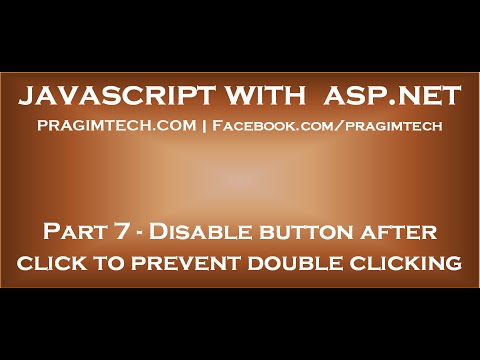 Disable ASP NET button after click to prevent double clicking