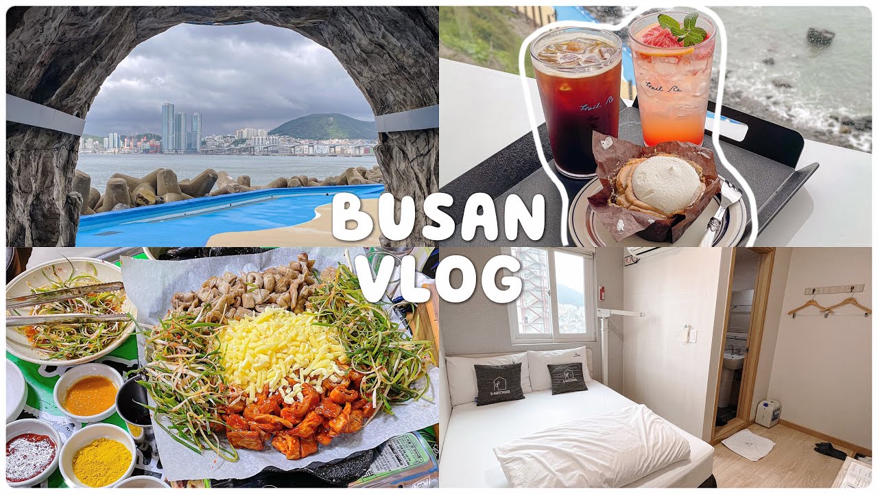 【釜山自由行vlog ①】白淺灘文化村｜海田烤腸｜密陽豬肉湯飯｜南浦住宿K-GUESTHOUSE