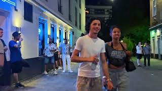 German nightlife: check out the party streets and nightclubs with single women in Düsseldorf in 4K