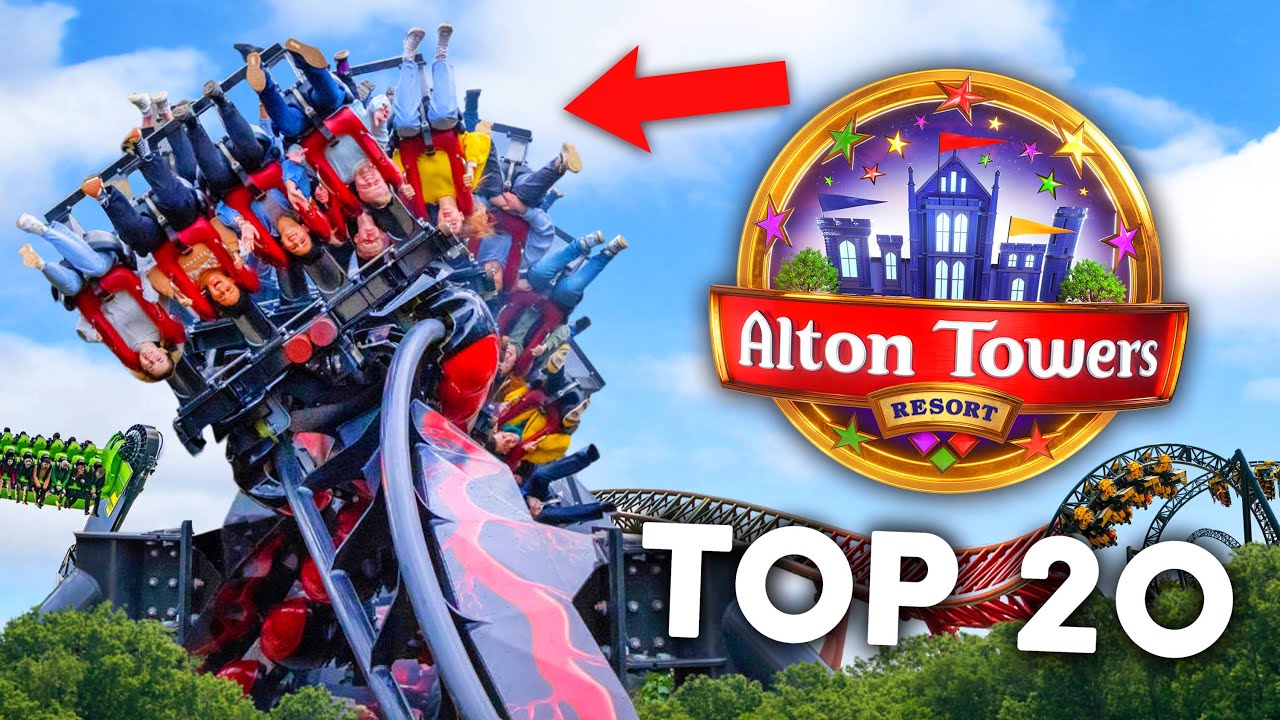 TOP 20 BEST RIDES at Alton Towers!!